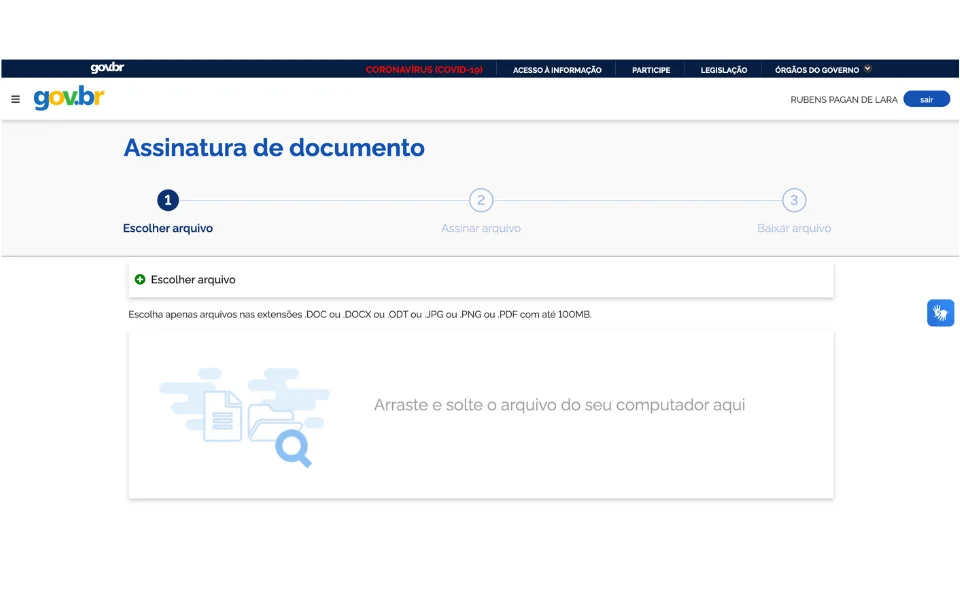 Assinatura Eletronica GOV BR gratis passo a passo - 06